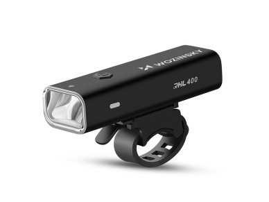 Juego de luces delanteras (400 lm) y traseras USB-C para bicicleta Wozinsky WSBLB2 - Negro