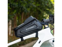 Bolsa para bicicleta Wozinsky para el cuadro, reforzada, con bolsillo para el teléfono, 1,7 l - negr Bolsa para bicicleta Wozinsky para el cuadro, reforzada, con bolsillo para el teléfono, 1,7 l - negr