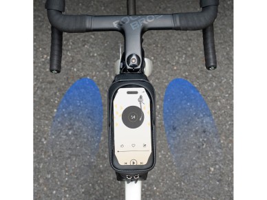 Bolsa para bicicleta Wozinsky para el cuadro, reforzada, con bolsillo para el teléfono, 1,7 l - negr Bolsa para bicicleta Wozinsky para el cuadro, reforzada, con bolsillo para el teléfono, 1,7 l - negr