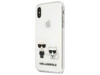 Funda transparente para iPhone Xs Max Karl & Choupette de Karl Lagerfeld Funda transparente para iPhone Xs Max Karl & Choupette de Karl Lagerfeld