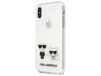 Karl Lagerfeld Karl & Choupette iPhone Xs Max Case - Transparent Karl Lagerfeld Karl & Choupette iPhone Xs Max Case - Transparent
