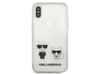 Funda transparente para iPhone Xs Max Karl & Choupette de Karl Lagerfeld Funda transparente para iPhone Xs Max Karl & Choupette de Karl Lagerfeld