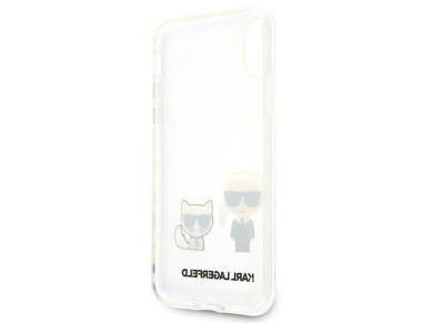 Karl Lagerfeld Karl & Choupette iPhone Xs Max Case - Transparent Karl Lagerfeld Karl & Choupette iPhone Xs Max Case - Transparent