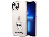 Karl Lagerfeld Transparent Choupette Body Case for iPhone 14 Plus / 15 Plus 6.7" - Pink Karl Lagerfeld Transparent Choupette Body Case for iPhone 14 Plus / 15 Plus 6.7" - Pink