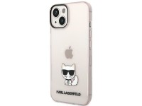 Karl Lagerfeld Transparent Choupette Body Case for iPhone 14 Plus / 15 Plus 6.7" - Pink Karl Lagerfeld Transparent Choupette Body Case for iPhone 14 Plus / 15 Plus 6.7" - Pink