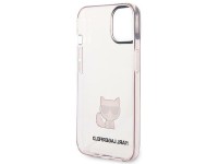 Karl Lagerfeld Transparent Choupette Body Case for iPhone 14 Plus / 15 Plus 6.7" - Pink Karl Lagerfeld Transparent Choupette Body Case for iPhone 14 Plus / 15 Plus 6.7" - Pink