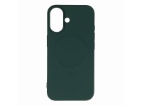 Capa de silicone l�quido Wozinsky MagSafe para Samsung Galaxy S24 FE - Verde