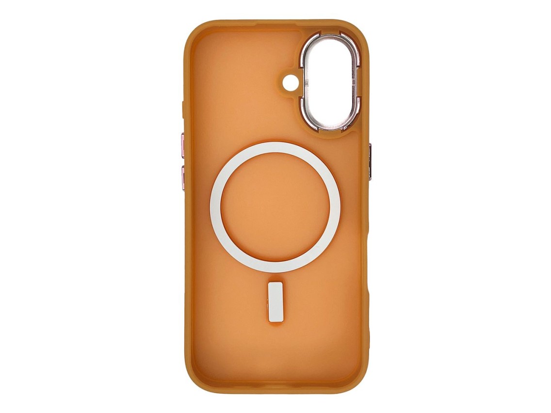 Capa Wozinsky Fashion com MagSafe para Samsung Galaxy S24 FE - Laranja