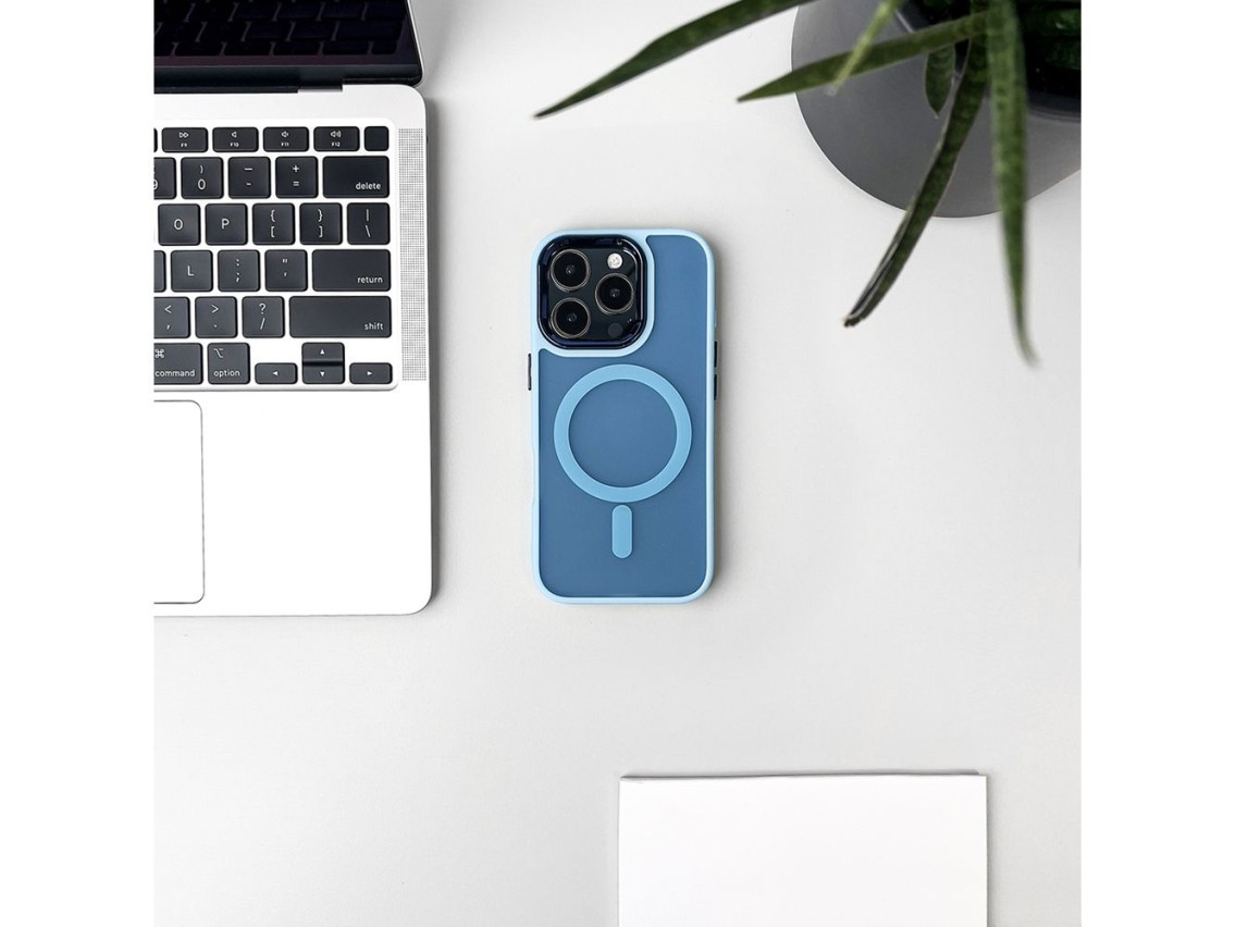 Funda Wozinsky Fashion con MagSafe para Samsung Galaxy S24 FE - Azul