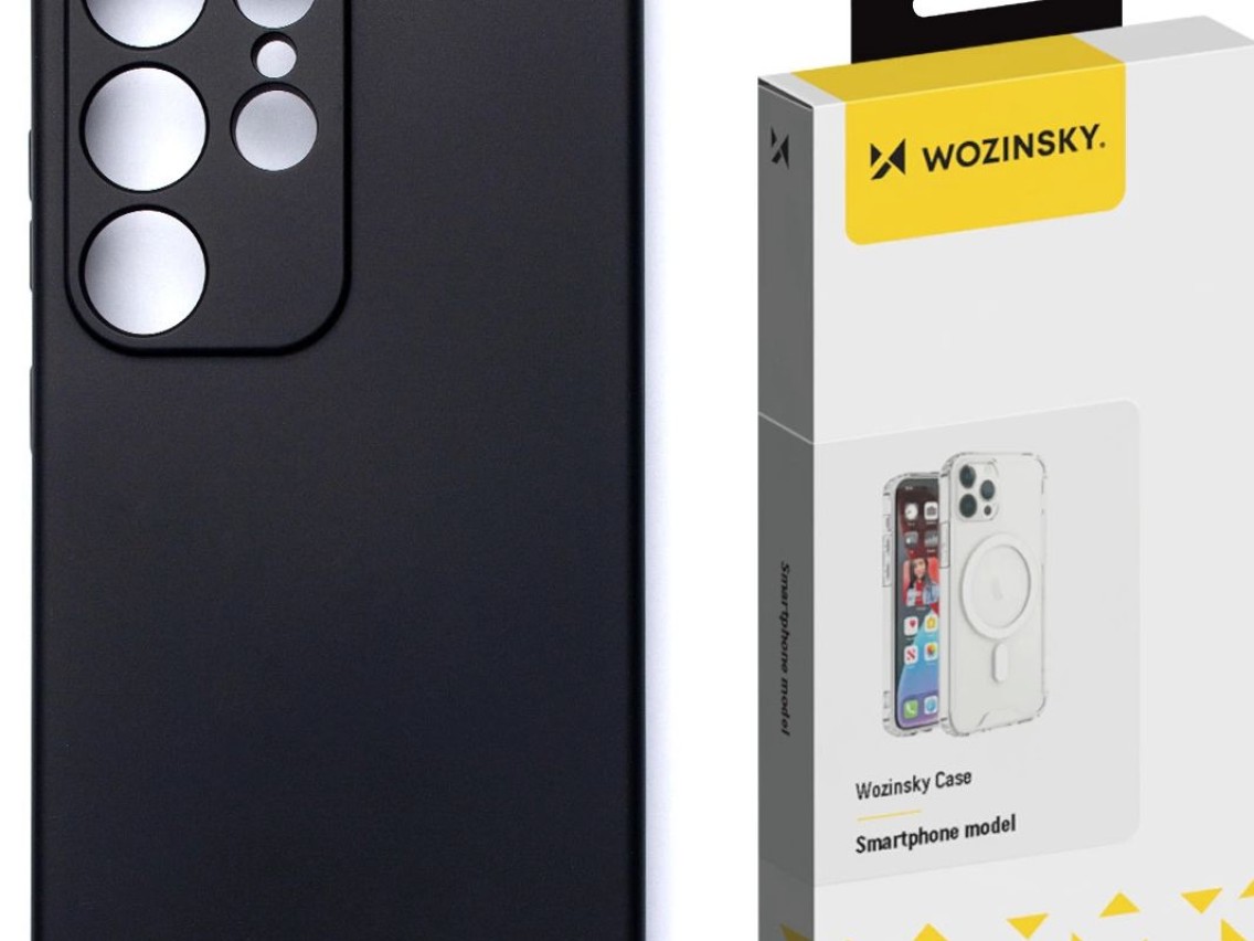 Capa protetora Wozinsky para Samsung Galaxy S25 - Preta