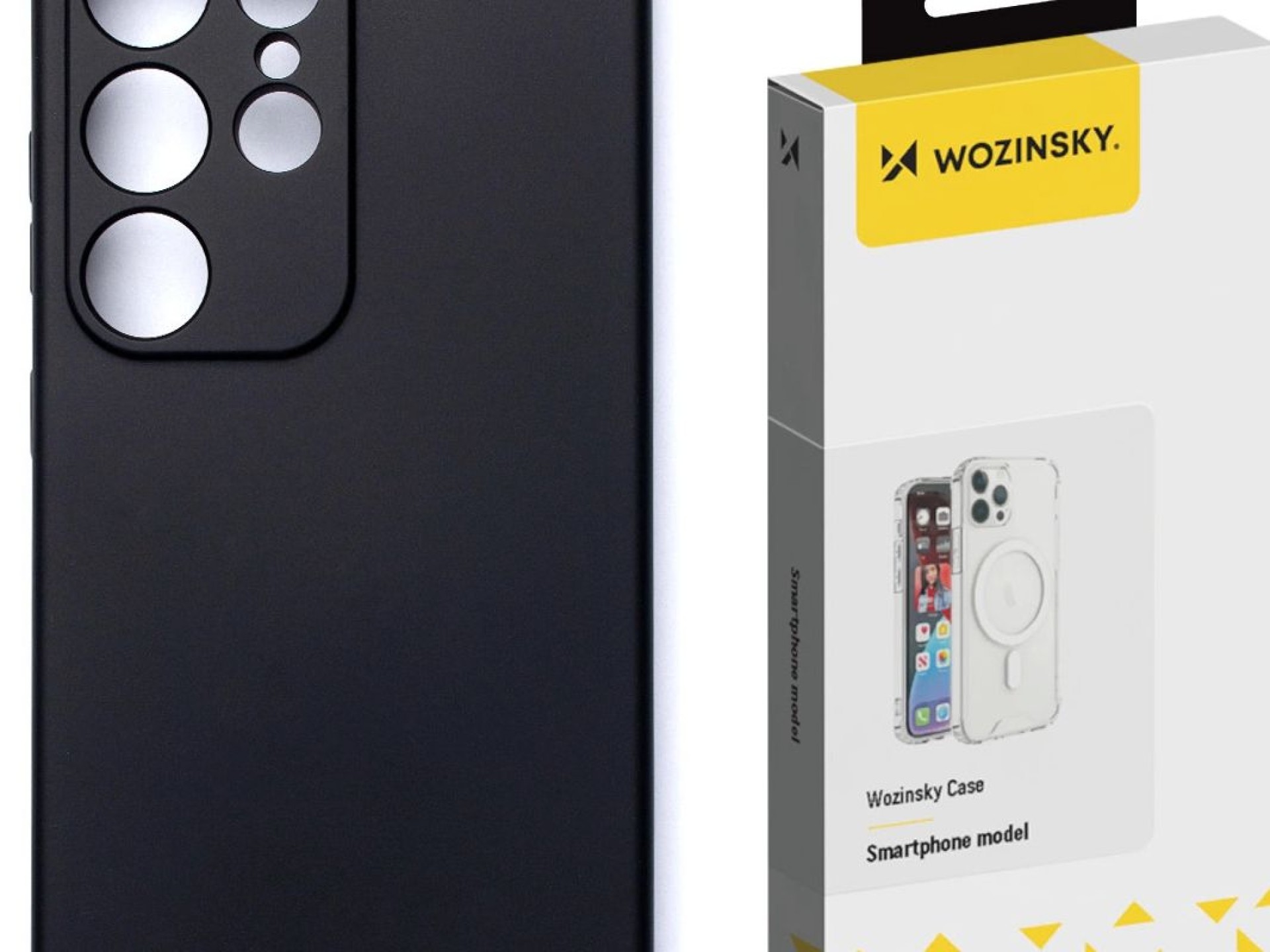 Capa protetora Wozinsky para Samsung Galaxy S25 - Preta