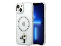 Capa rígida transparente Karl Lagerfeld KLHMP14MHNKCIT para iPhone 14 Plus de 6,7 polegadas com MagS Capa rígida transparente Karl Lagerfeld KLHMP14MHNKCIT para iPhone 14 Plus de 6,7 polegadas com MagS