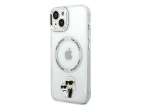 Capa rígida transparente Karl Lagerfeld KLHMP14MHNKCIT para iPhone 14 Plus de 6,7 polegadas com MagS Capa rígida transparente Karl Lagerfeld KLHMP14MHNKCIT para iPhone 14 Plus de 6,7 polegadas com MagS