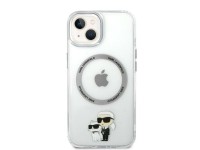 Capa rígida transparente Karl Lagerfeld KLHMP14MHNKCIT para iPhone 14 Plus de 6,7 polegadas com MagS Capa rígida transparente Karl Lagerfeld KLHMP14MHNKCIT para iPhone 14 Plus de 6,7 polegadas com MagS