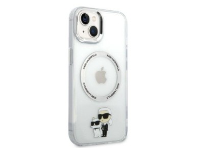 Karl Lagerfeld KLHMP14MHNKCIT iPhone 14 Plus 6.7" hardcase transparent Iconic Karl&Choupette Magsafe Karl Lagerfeld KLHMP14MHNKCIT iPhone 14 Plus 6.7" hardcase transparent Iconic Karl&Choupette Magsafe