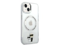 Capa rígida transparente Karl Lagerfeld KLHMP14MHNKCIT para iPhone 14 Plus de 6,7 polegadas com MagS Capa rígida transparente Karl Lagerfeld KLHMP14MHNKCIT para iPhone 14 Plus de 6,7 polegadas com MagS