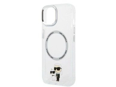 Karl Lagerfeld KLHMP14MHNKCIT iPhone 14 Plus 6.7" hardcase transparent Iconic Karl&Choupette Magsafe Karl Lagerfeld KLHMP14MHNKCIT iPhone 14 Plus 6.7" hardcase transparent Iconic Karl&Choupette Magsafe