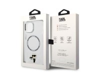 Capa rígida transparente Karl Lagerfeld KLHMP14MHNKCIT para iPhone 14 Plus de 6,7 polegadas com MagS Capa rígida transparente Karl Lagerfeld KLHMP14MHNKCIT para iPhone 14 Plus de 6,7 polegadas com MagS