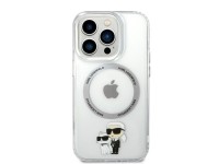 Funda Karl&Choupette MagSafe icónica de Karl Lagerfeld para iPhone 14 Pro - transparente Funda Karl&Choupette MagSafe icónica de Karl Lagerfeld para iPhone 14 Pro - transparente