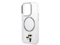 Funda Karl&Choupette MagSafe icónica de Karl Lagerfeld para iPhone 14 Pro - transparente Funda Karl&Choupette MagSafe icónica de Karl Lagerfeld para iPhone 14 Pro - transparente