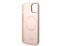 Karl Lagerfeld KLHMP14MSNIKBCP iPhone 14 Plus 6.7" hardcase pink/pink Silicone Ikonik Magsafe Karl Lagerfeld KLHMP14MSNIKBCP iPhone 14 Plus 6.7" hardcase pink/pink Silicone Ikonik Magsafe