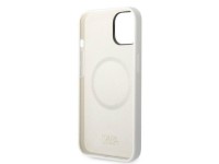 Karl Lagerfeld KLHMP14MSNCHBCH Capa rígida branca/silicone branca Choupette MagSafe para iPhone 14 P Karl Lagerfeld KLHMP14MSNCHBCH Capa rígida branca/silicone branca Choupette MagSafe para iPhone 14 P