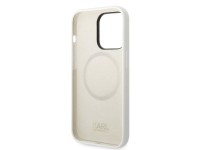 Funda rígida Karl Lagerfeld KLHMP14XSNCHBCH para iPhone 14 Pro Max de 6,7" blanca/blanca de silicona Funda rígida Karl Lagerfeld KLHMP14XSNCHBCH para iPhone 14 Pro Max de 6,7" blanca/blanca de silicona