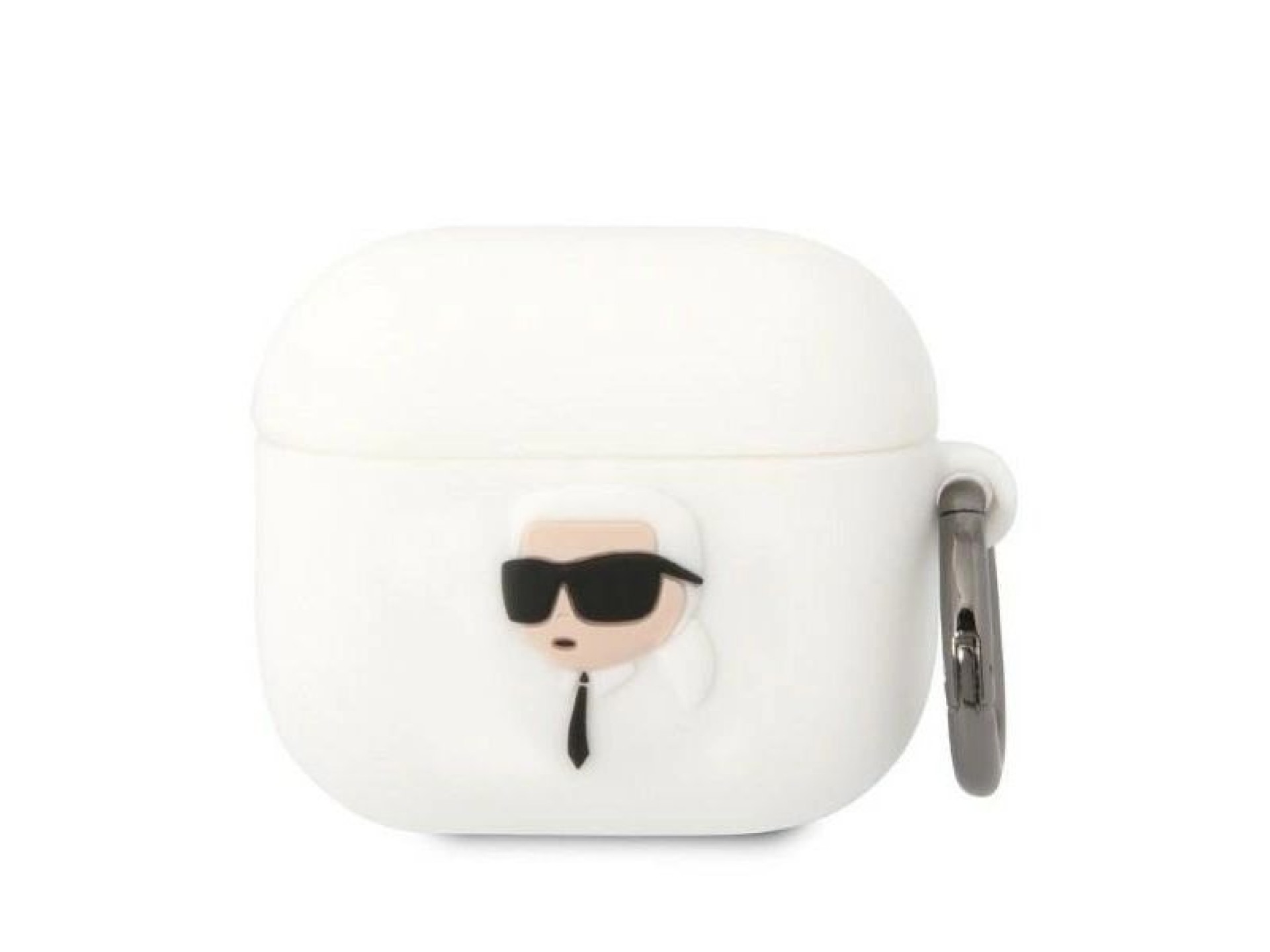 Karl Lagerfeld KLA3RUNIKH AirPods 3 cover white/white Silicone Karl Head 3D