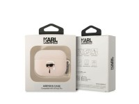 Karl Lagerfeld KLAPRUNIKP AirPods Pro cover pink/pink Silicone Karl Head 3D Karl Lagerfeld KLAPRUNIKP AirPods Pro cover pink/pink Silicone Karl Head 3D