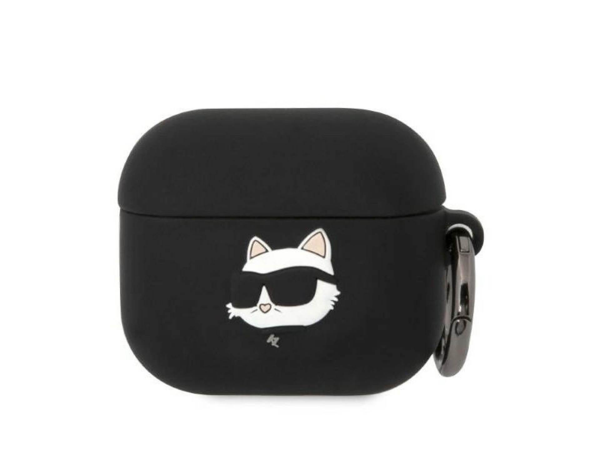 Karl Lagerfeld KLA3RUNCHK AirPods 3 cover black/black Silicone Choupette Head 3D