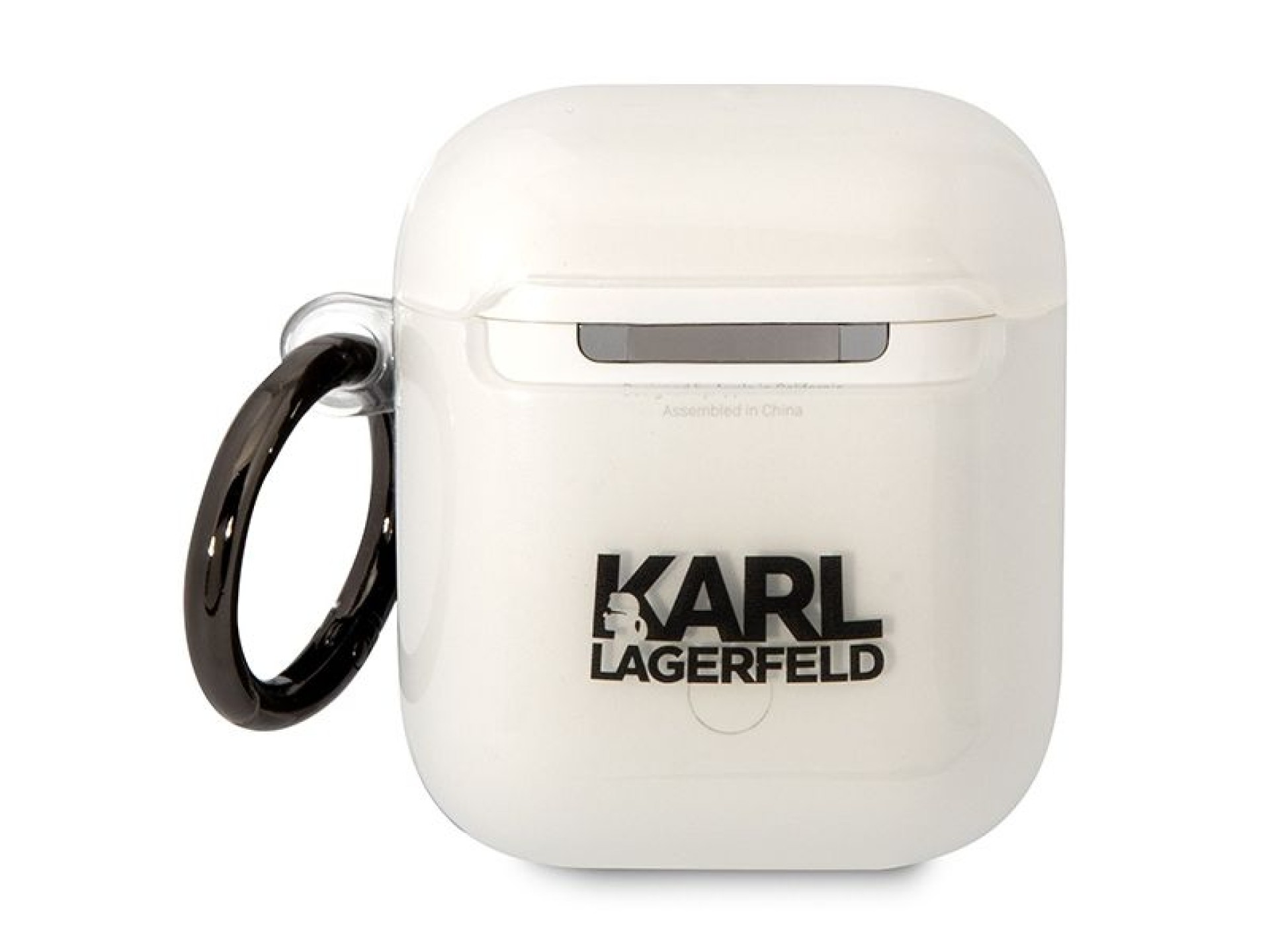 Karl Lagerfeld KLA2HNIKTCT AirPods 1/2 cover transparent Karl`s Head