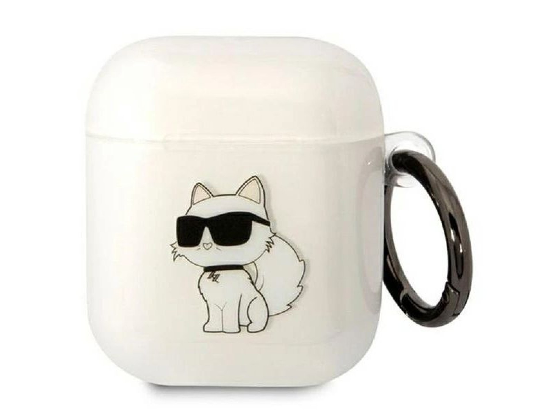 Karl Lagerfeld KLA2HNCHTCT Airpods 1/2 cover transparent Ikonik Choupette