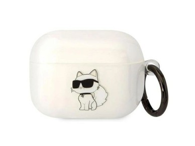 Funda transparente para AirPods Pro de Karl Lagerfeld KLAPHNCHTCT Ikonik Choupette Funda transparente para AirPods Pro de Karl Lagerfeld KLAPHNCHTCT Ikonik Choupette