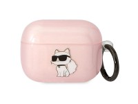 Karl Lagerfeld KLAPHNCHTCP Capa para AirPods Pro rosa/rosa Ikonik Choupette Karl Lagerfeld KLAPHNCHTCP Capa para AirPods Pro rosa/rosa Ikonik Choupette