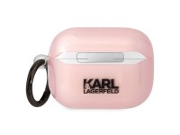 Karl Lagerfeld KLAPHNCHTCP Capa para AirPods Pro rosa/rosa Ikonik Choupette Karl Lagerfeld KLAPHNCHTCP Capa para AirPods Pro rosa/rosa Ikonik Choupette