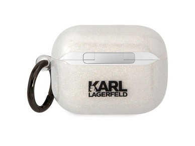 Funda transparente con purpurina Karl&Choupette para AirPods Pro de Karl Lagerfeld KLAPHNKCTGT Funda transparente con purpurina Karl&Choupette para AirPods Pro de Karl Lagerfeld KLAPHNKCTGT