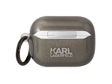 Karl Lagerfeld KLAPHNKCTGK Airpods Pro cover black/black Gliter Karl&Choupette Karl Lagerfeld KLAPHNKCTGK Airpods Pro cover black/black Gliter Karl&Choupette