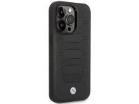 Capa BMW BMHMP14X22RPSK para iPhone 14 Pro Max 6.7" preta/bancos de couro pretos com padrão MagSafe Capa BMW BMHMP14X22RPSK para iPhone 14 Pro Max 6.7" preta/bancos de couro pretos com padrão MagSafe