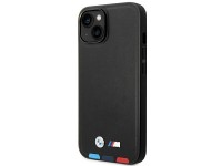 Case BMW BMHMP14S22PTDK iPhone 14 6.1 "black / black Leather Stamp Tricolor Magsafe Case BMW BMHMP14S22PTDK iPhone 14 6.1 "black / black Leather Stamp Tricolor Magsafe