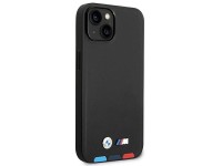 Case BMW BMHMP14S22PTDK iPhone 14 6.1 "black / black Leather Stamp Tricolor Magsafe Case BMW BMHMP14S22PTDK iPhone 14 6.1 "black / black Leather Stamp Tricolor Magsafe