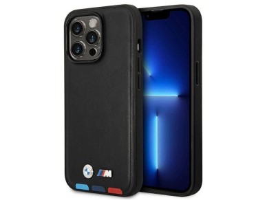 Case BMW BMHMP14X22PTDK iPhone 14 Pro Max 6.7 "black / black Leather Stamp Tricolor Magsafe Case BMW BMHMP14X22PTDK iPhone 14 Pro Max 6.7 "black / black Leather Stamp Tricolor Magsafe