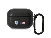 BMW BMAP22PVTK AirPods Pro cover black/black Leather Curved Line BMW BMAP22PVTK AirPods Pro cover black/black Leather Curved Line