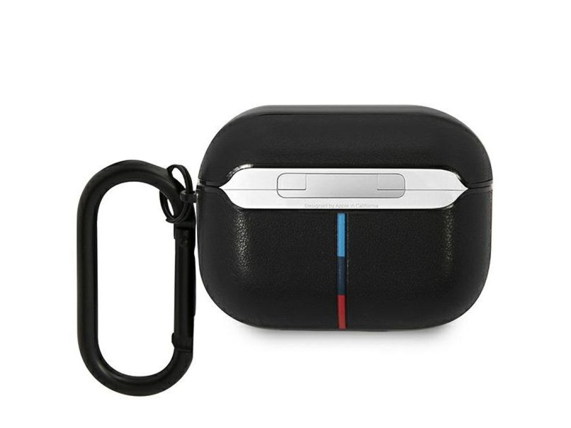 BMW BMAP22PVTK AirPods Pro cover black/black Leather Curved Line