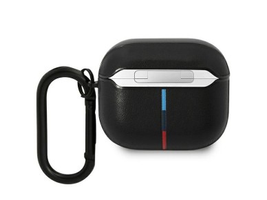 Funda BMW BMA322PVTK para AirPods de 3.ª generación, color negro/negro, de cuero con diseño curvo. Funda BMW BMA322PVTK para AirPods de 3.ª generación, color negro/negro, de cuero con diseño curvo.