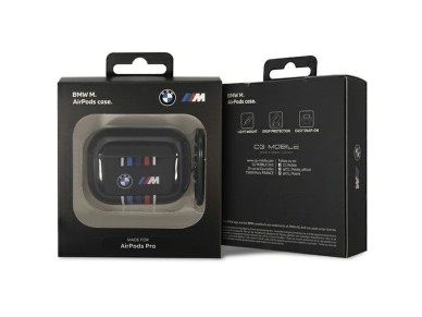 BMW BMAP22SWTK AirPods Pro cover black/black Multiple Colored Lines BMW BMAP22SWTK AirPods Pro cover black/black Multiple Colored Lines