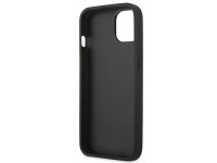 Case BMW BMHCP14MSLLBK iPhone 14 Plus 6.7 "black / black Leather Stamp