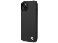 Capa de silicone com logotipo met�lico da BMW para iPhone 14 - Preta