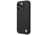 BMW Silicone Metal Logo Case for iPhone 14 Pro Max - Black BMW Silicone Metal Logo Case for iPhone 14 Pro Max - Black