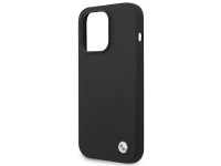 BMW Silicone Metal Logo Case for iPhone 14 Pro Max - Black BMW Silicone Metal Logo Case for iPhone 14 Pro Max - Black