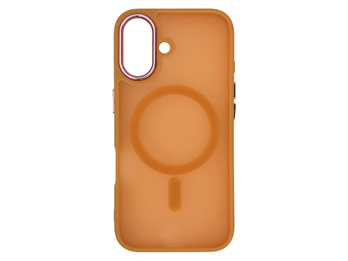 Funda Wozinsky Fashion Case MagSafe para Samsung Galaxy S25 - naranja